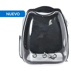 PETIZOOS - Mochila Mascota para Gato 40x34x28 cm Negro