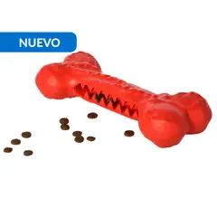 PETIZOOS - Juguete goma perro 18,6 cm rojo