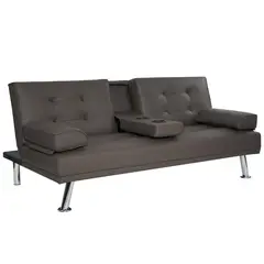 JUST HOME COLLECTION - Futón Aveiro Café 180x39x100 cm