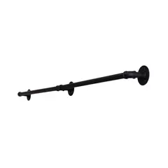 HOLZTEK - Pasamano de Tubo Acero Negro 150 cm