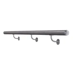 HOLZTEK - Pasamano redondo acero inoxidable 150 cm