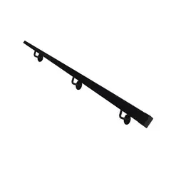 HOLZTEK - Pasamano cuadrado 200 cm negro