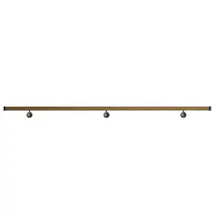 HOLZTEK - Pasamano cuadrado 200 cm terminacion madera