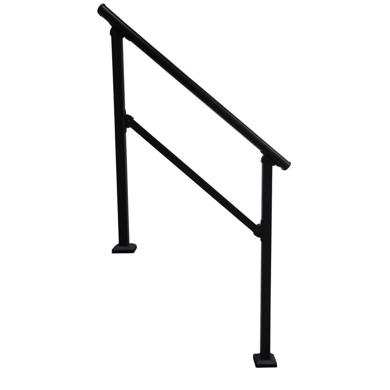 Kit Baranda Ovalada Ajustable Negra 150 Cm