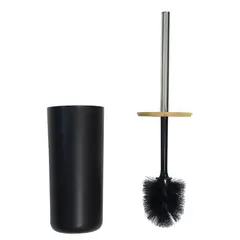 KLEINE WOLKE - Cepillo De Baño Negro 9x9x40 Cm