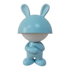 JUST HOME COLLECTION - Lámpara Escritorio Led Infantil Conejo Azul