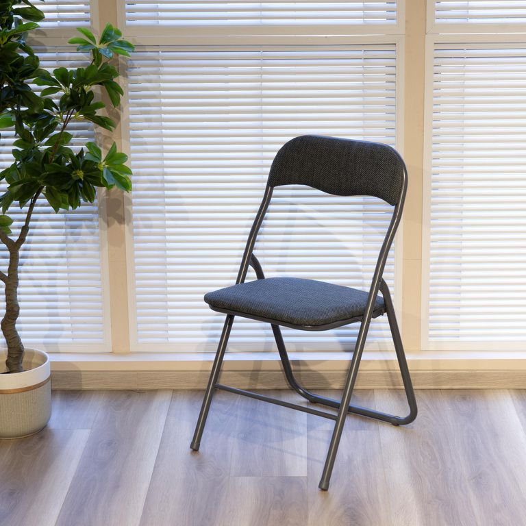 Silla plegable Colvin gris Colvin Gris 80x44x48 cm