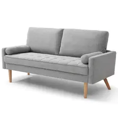 JUST HOME COLLECTION - Sofá 3 cuerpos Jazzy 172x88x76 cm Gris