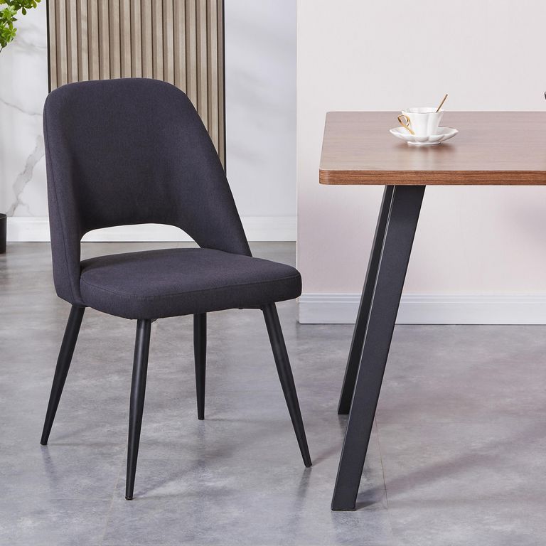 Silla Omis Negro 82.5x60x48.5 cm