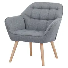 JUST HOME COLLECTION - Sitial 1 cuerpo Cassio 75x82x71 cm Gris