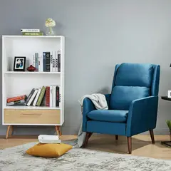 JUST HOME COLLECTION - Sitial 1 cuerpo Orbi 92x102x73 cm Azul