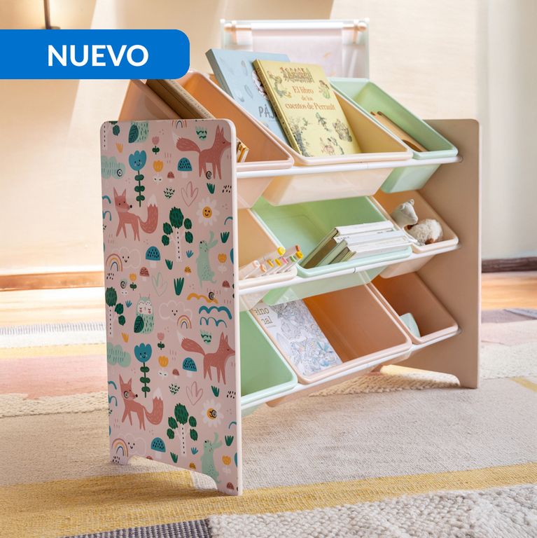 Estante Bosque MDF 3 Nivel(es) 84x30x30 cm Multicolor
