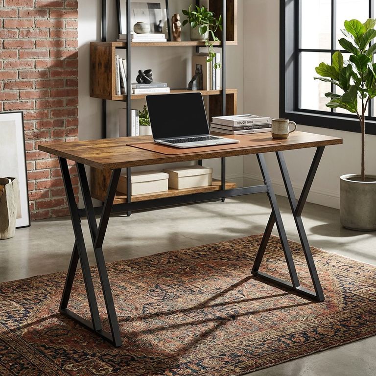 Escritorio Berlin Madera, Negro 120x75x60 cm