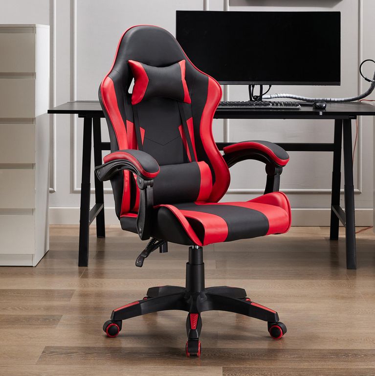 Silla Gamer Escritorio Neo Rojo/Negro