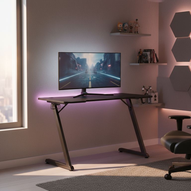 Escritorio Gamer Zeta Negro 120x75x60