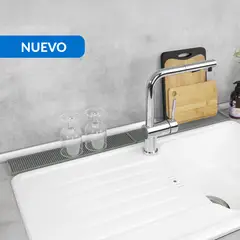 WENKO - Alfombrilla para Escurrir 42x1x8 cm Gris