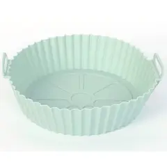 JUST HOME COLLECTION - Molde Silicona para Freidora 20 cm Verde