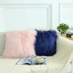 JUST HOME COLLECTION - Cojín Peludo Multicolor 45x45 cm