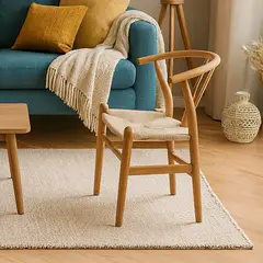 JUST HOME COLLECTION - Silla Wishbone Café 75.5x59x62.5 cm