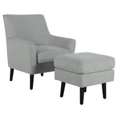 JUST HOME COLLECTION - Sillón Escritorio 1 cuerpo BT-8286 77x92x83 cm Gris