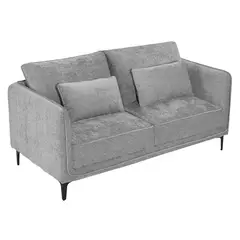 JUST HOME COLLECTION - Sofá 2 cuerpos Makula 160x88x84 cm Gris