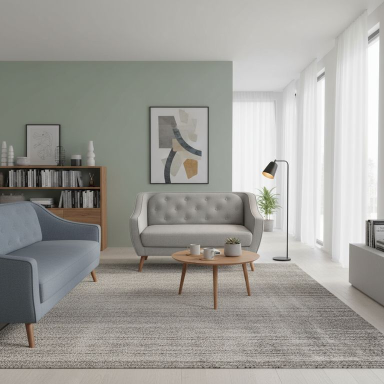 Sofá 2 cuerpos Gaspare 131.5x78x84 cm Gris