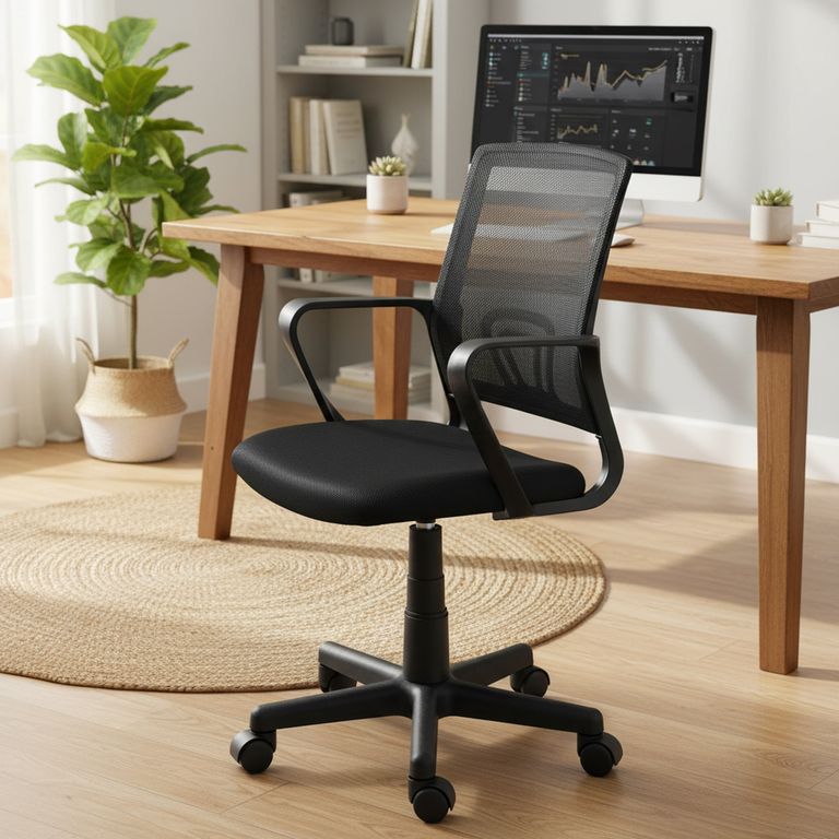 Silla Escritorio Malla Isla G2 Negra