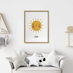 JUST HOME COLLECTION - Cuadro Sol 30x40 cm