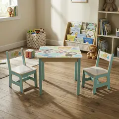 JUST HOME COLLECTION - Set mesa/2 Sillas Perezoso Multicolor 60x55x60 cm