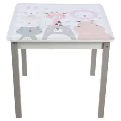 JUST HOME COLLECTION - Set mesa + 2 sillas Animales Multicolor 60x55x60 cm