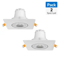DAIRU - Spot Led Empotrado Plástico Blanco 5 W