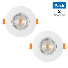 DAIRU - Spot Led Empotrado Plástico Blanco 5 W