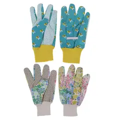 ERGO - Guantes de Jardín Diseños de Poliéster Talla única Varios
