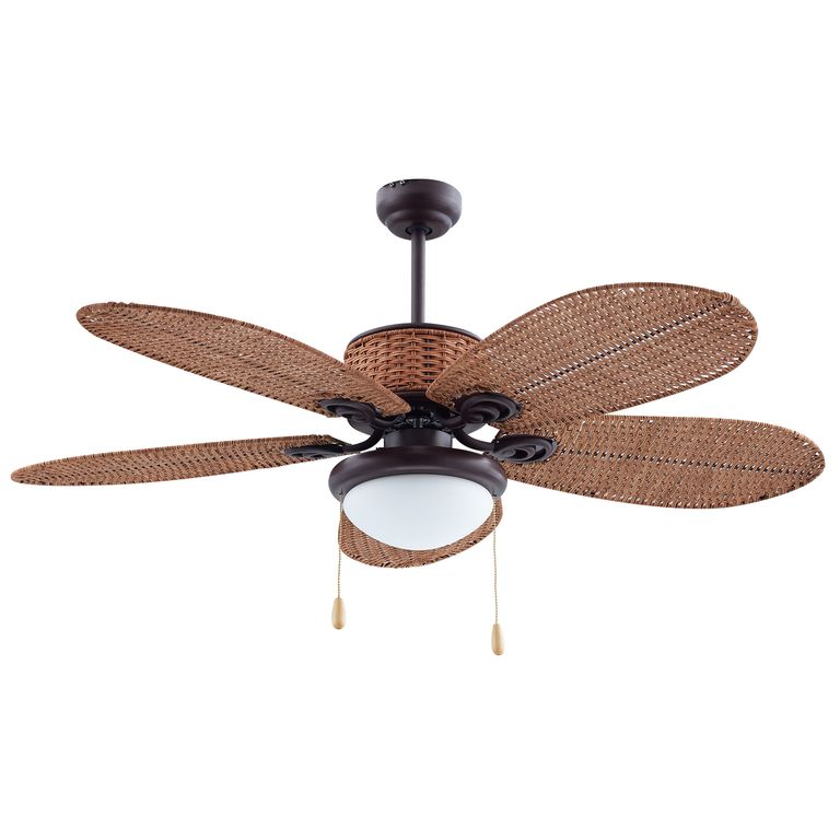 Ventilador Techo 56" 3 aspas sin luz café
