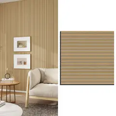 HOLZTEK - Wall Panel Micro 30x240 cm Café Claro 0.72 m2