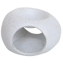 JUST HOME COLLECTION - Portavelas de Cerámica 6 cm Blanco