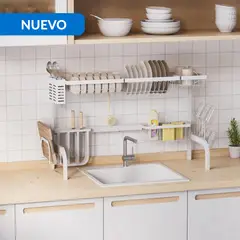 JUST HOME COLLECTION - Secaplatos sobre lavavajjilla 2 niveles