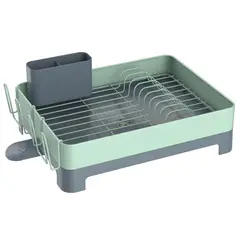 JUST HOME COLLECTION - Secaplatos 51x32x24,6 cm menta/gris