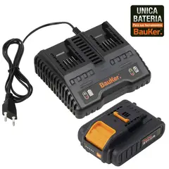 BAUKER - Kit Batería 2 AH + Cargador 20 V Generación Brushless