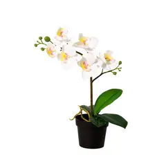 JUST HOME COLLECTION - Planta Artificial Orquídea 34 cm Rosado