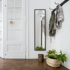 CASA BONITA - Espejo Decorativo Forma Rectangular 124.7x33.2 cm Negro