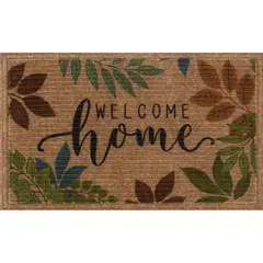 JUST HOME COLLECTION - Limpiapiés Naturelle Welcome 45x75 cm Caucho Multicolor