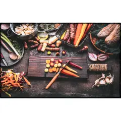 JUST HOME COLLECTION - Limpiapiés Verduras 50x80 cm Multicolor