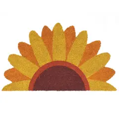 JUST HOME COLLECTION - Limpiapiés Girasol 45x75 cm Amarillo