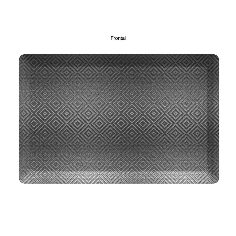 Limpiapies Plain 45x75 cm Cuero Gris