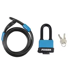 FIXSER - Set de candados 50 mm y cable