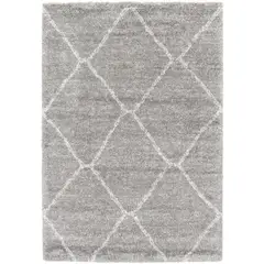 JUST HOME COLLECTION - Alfombra Sherpa 200x290 cm Polipropileno Gris