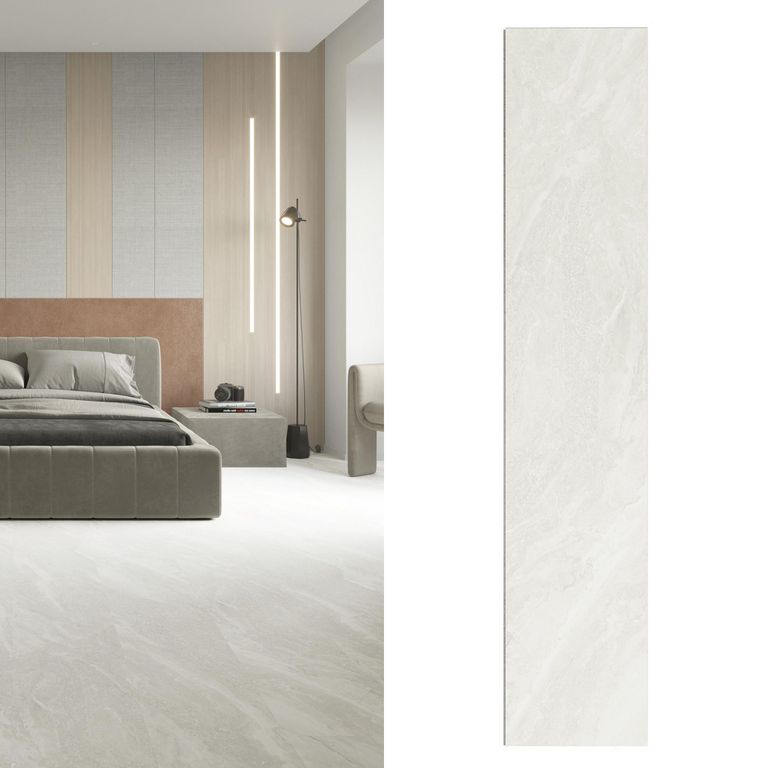 Piso Vinílico 4 mm 30.5x152 cm Parma Gris Claro 2.79 m2