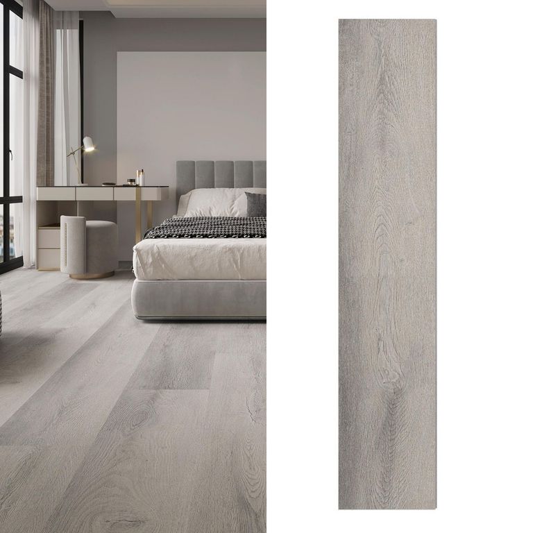 Piso Vinílico 5 mm 30.5x152 cm Betula Birch Gris 2.32 m2