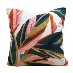 JUST HOME COLLECTION - Cojín Leaves 45x45 cm Multicolor